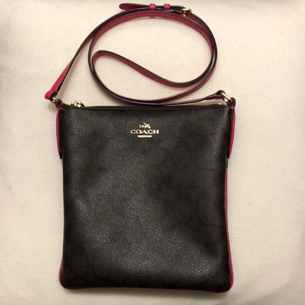 💗COACH Crossbody: Brown and Pink